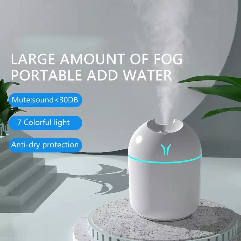 Mini Aromatizador Humidificador UltraHome Com LED